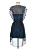 Express 100% Polyester Paisley Blue Cocktail Dress Size XS - photo 2