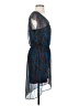 Express 100% Polyester Paisley Blue Cocktail Dress Size XS - photo 4