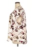 Sejour 100% Polyester Floral Ivory Short Sleeve Blouse Size 20W - photo 5