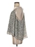 She + Sky 100% Polyester Gray Sleeveless Blouse Size S - photo 5