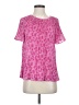 MICHAEL Michael Kors 100% Polyester Pink Short Sleeve Blouse Size S - photo 1