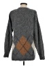 Madewell Argyle Gray Pullover Sweater Size XS - photo 2