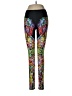 Assorted Brands Graphic Black Leggings Size M - photo 1