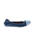 Lanvin 100% Leather Color Block Blue Flats Size EU 36 - photo 1