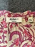 Dylan 100% Cotton Pink Short Sleeve Blouse Size M - photo 6