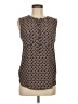 Ann Taylor LOFT 100% Polyester Brown Sleeveless Blouse Size M - photo 1