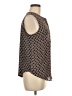 Ann Taylor LOFT 100% Polyester Brown Sleeveless Blouse Size M - photo 4