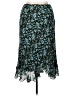 JM Collection 100% Polyester Paisley Teal Casual Skirt Size 14 (petite) - photo 1