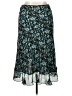 JM Collection 100% Polyester Paisley Teal Casual Skirt Size 14 (petite) - photo 2