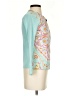 J. McLaughlin Paisley Teal Track Jacket Size XS - photo 4