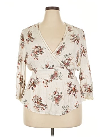 American Rag Cie 3/4 Sleeve Blouse (view 1)