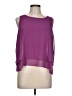 Bisou Bisou 100% Polyester Purple Sleeveless Blouse Size L - photo 1