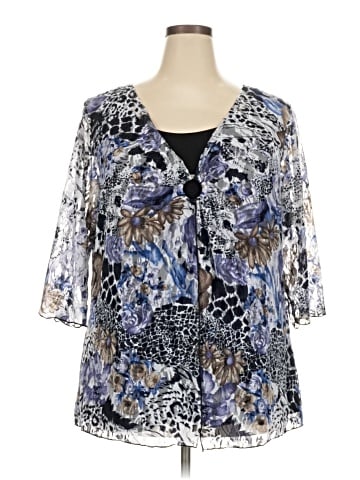 Essentials 3/4 Sleeve Blouse (view 1)