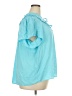 Torrid Blue Short Sleeve Blouse Size 3X Plus (3) - photo 4