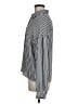 Bleuh Ciel 100% Polyester Stripes Black Long Sleeve Blouse Size M - photo 5