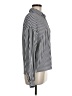 Bleuh Ciel 100% Polyester Stripes Black Long Sleeve Blouse Size M - photo 4