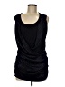 Calvin Klein 100% Rayon Black Sleeveless Blouse Size M - photo 1