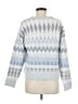 FRYE Chevron-herringbone Blue Pullover Sweater Size M - photo 2