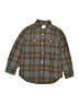Crewcuts 100% Cotton Plaid Brown Long Sleeve Button-Down Shirt Size 6 - 7 - photo 1