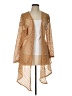 French Bazaar 100% Polyester Tan Cardigan Size L - photo 1