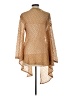 French Bazaar 100% Polyester Tan Cardigan Size L - photo 2