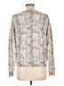 ATM Animal Print Ivory Pullover Sweater Size L - photo 2