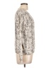 ATM Animal Print Ivory Pullover Sweater Size L - photo 4