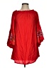 Feathers 100% Rayon Red Casual Dress Size S - photo 1