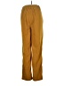Unbranded 100% Polyester Solid Gold Casual Pants Size S - photo 2
