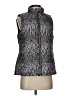 MICHAEL Michael Kors 100% Polyester Snake Print Gray Silver Vest Size S - photo 1