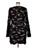Slate & Willow Black Casual Dress Size 14 - photo 2