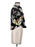 Forever 21 Tropical Black Short Sleeve Blouse Size S - photo 4