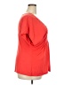 Bongo Red Short Sleeve Top Size 2X - photo 4