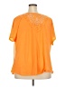 Karen Brooks Orange Short Sleeve Top Size 2X - photo 2