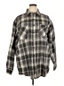 St. John's Bay Plaid Gray Fleece Size XXL (tall) - photo 1