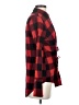 Express 100% Cotton Plaid Red Long Sleeve Blouse Size S - photo 4
