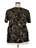 Jouly Black Short Sleeve Blouse Size 2X - photo 2