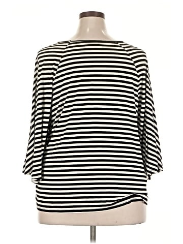 June + Vie 3/4 Sleeve T-Shirt (view 2)