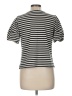 Ella Moss Stripes Black Short Sleeve T-Shirt Size M (estimated) - photo 2