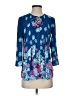 Lilly Pulitzer 100% Polyester Blue 3/4 Sleeve Blouse Size XXS - photo 1