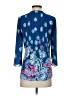 Lilly Pulitzer 100% Polyester Blue 3/4 Sleeve Blouse Size XXS - photo 2