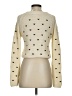 Zara Hearts Ivory Turtleneck Sweater Size S - photo 2