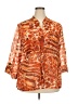 Ruby Rd. Orange 3/4 Sleeve Blouse Size 20 - photo 1