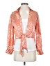 Bobbi Rocco Orange Long Sleeve Blouse Size S - photo 1
