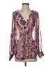 Marabelle Purple Long Sleeve Blouse Size S - photo 1
