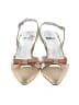 Stuart Weitzman Gold Ivory Heels Size 8 - photo 2