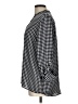 Quintessential 100% Polyester Houndstooth Black 3/4 Sleeve Blouse Size L - photo 5