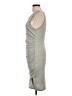 Leith Solid Gray Casual Dress Size L - photo 5