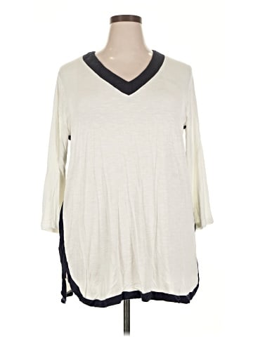 Suzanne Betro 3/4 Sleeve Top (view 1)
