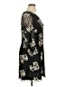 Monsoon 100% Polyester Print Black Casual Dress Size 14 - photo 4